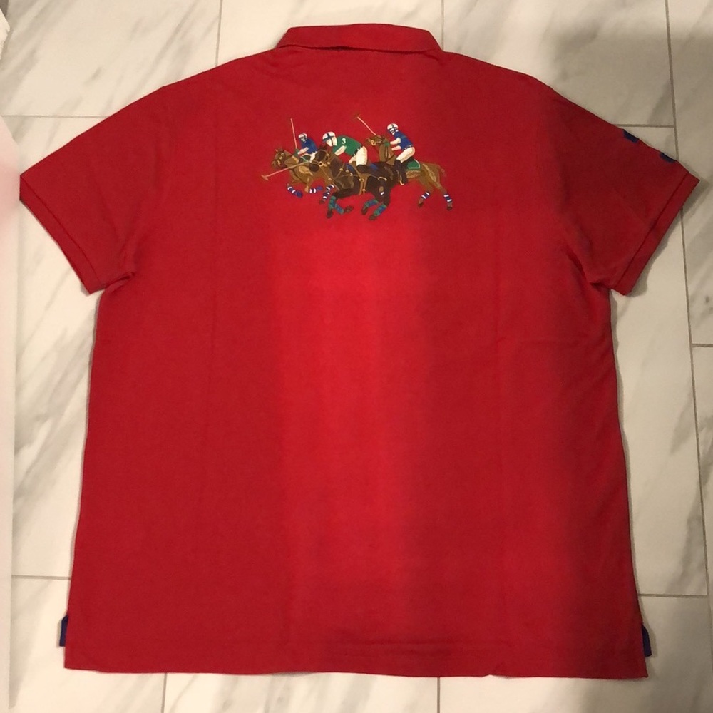 Men’s Polo Ralph Lauren Custom Slim Fit Polo T-Shirt - Picture 1 of 4